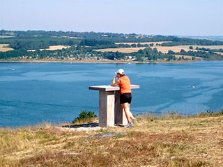 table d'orientation du lac